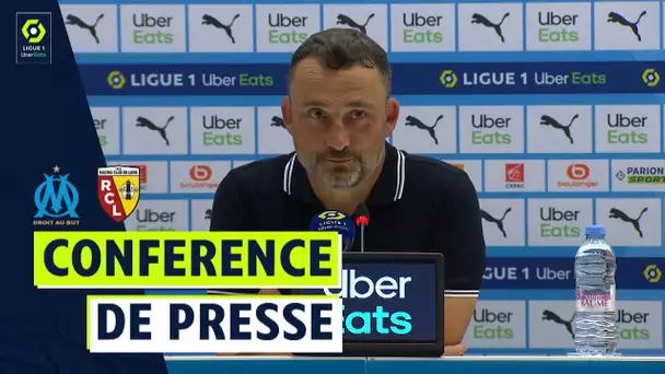 Conférence de presse OLYMPIQUE DE MARSEILLE - RC LENS (2-3)  / 2021/2022