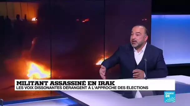 Militant assassiné en Irak : les voix dissonantes dérangent à l'approche des élections