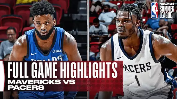 MAVERICKS vs PACERS | NBA SUMMER LEAGUE | FULL GAME HIGHLIGHTS