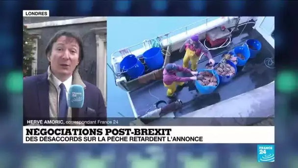 Négociations post-Brexit : des désaccords sur la pêche retardent l'annonce