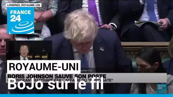 "Partygate" : Boris Johnson sauve sa tête, mais pour combien de temps ? • FRANCE 24