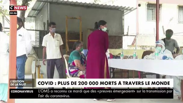 Coronavirus : plus de 200 000 morts à travers le monde