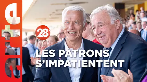 La crise politique inquiète les entreprises françaises | 28 minutes | ARTE