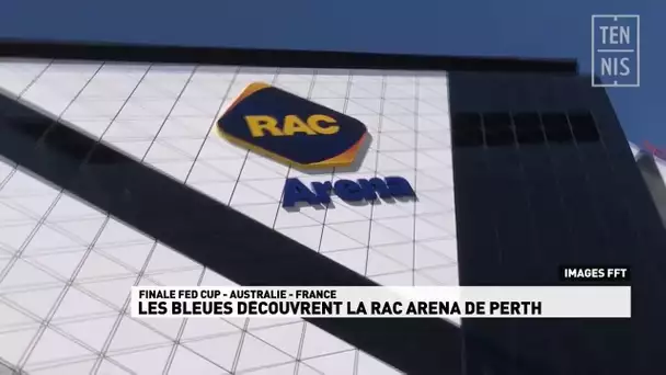 Les Bleues découvrent la RAC Arena de Perth