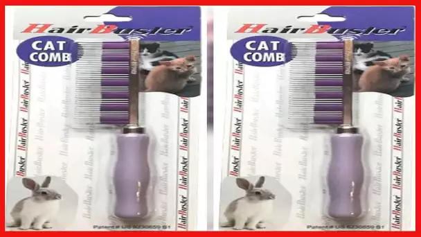 Bunny Gear The Original HairBuster Comb - DeShedding for Rabbits, Dogs & Cats