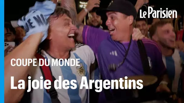 Coupe du monde : les Argentins explosent de joie après leur victoire contre les Pays-Bas