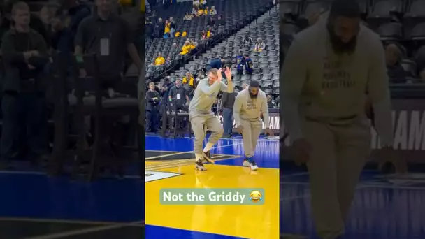 Luka hits the halfcourt shot & the griddy🤣 | #Shorts