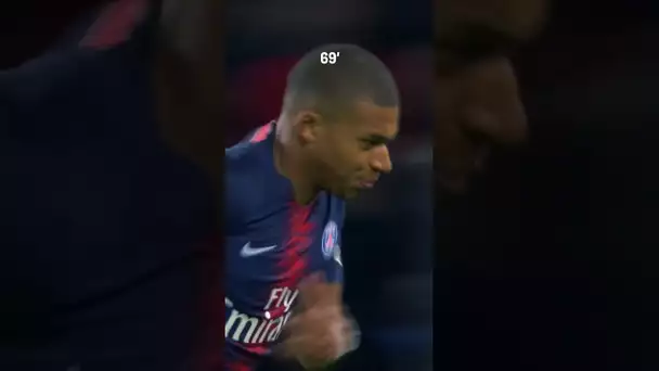 When Mbappé scored a four-goal haul in 15 minutes against Lyon 🤯 #football #psg #ligue1