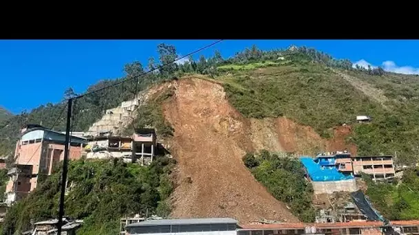 Pérou : une coulée de boue ensevelit 80 maisons dans un village