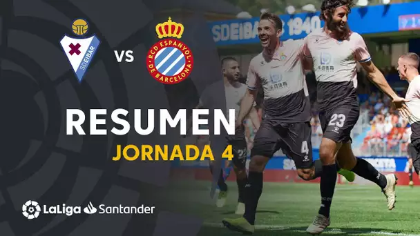 Resumen de SD Eibar vs RCD Espanyol (1-2)