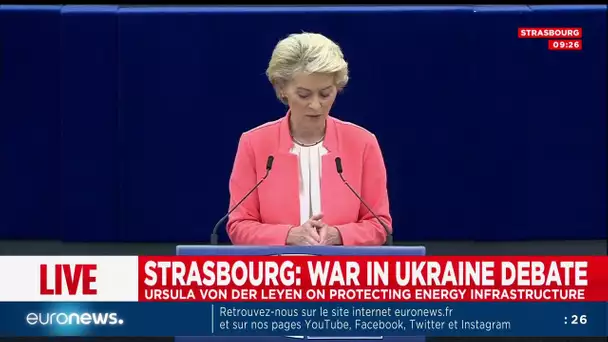 En direct | Débat au Parlement européen sur la Russie et l'Ukraine