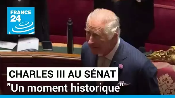 Charles III au Sénat : "Un moment historique" et un discours "très fort" • FRANCE 24