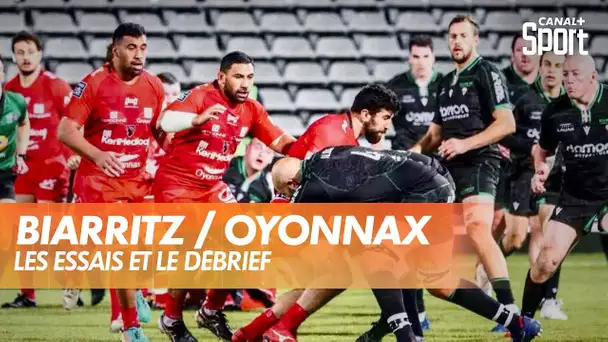 Les essais et le débrief de Biarritz / Oyonnax