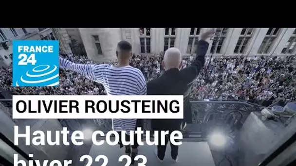 Haute couture hiver 22/23 : Olivier Rousteing interprète l'ADN de Jean Paul Gaultier • FRANCE 24