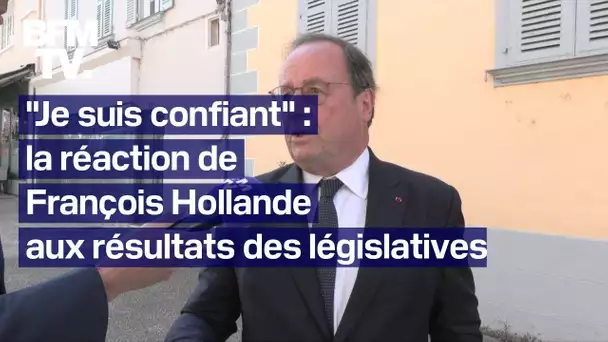 La réaction de François Hollande aux résultats du premier tour des législatives