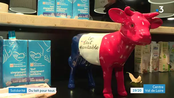 Solidarité : une laiterie du Cher offre un million de litres de lait aux banques alimentaires