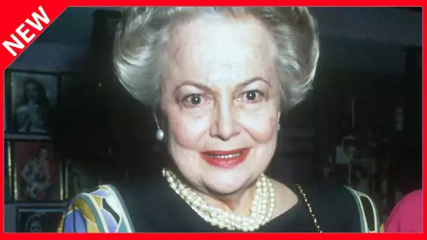 ✅  Mort d'Olivia de Havilland : ses obsèques célébrées dans l'intimité à Paris