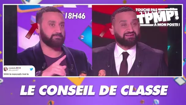 Le conseil de classe de Cédric Cizaire : Cyril Hanouna change de coiffure comme de chemise