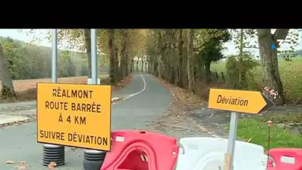 Les travaux routiers cassent le moral des commerçants de Lombers dans le Tarn