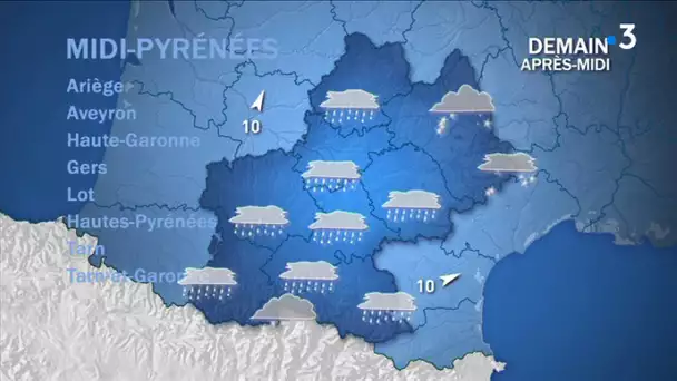 Météo en Occitanie de ce mardi : du froid et des précipitations