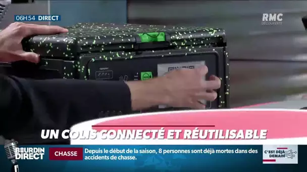 Un colis connecté et réutilisable