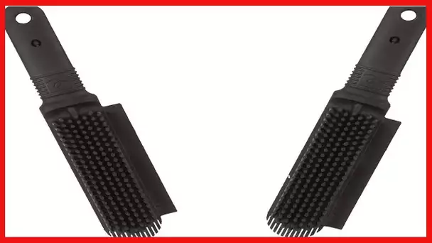 FURemover Plus, Rubber Pet Hair Remover Brush, Black with Gentle Bristles for Grooming Dogs and Cats