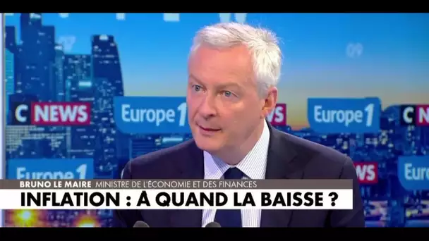 Bruno Le Maire : «On a réussi à gagner la bataille contre l'inflation»