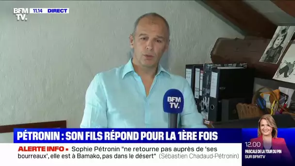 Pour son fils, dire que Sophie Pétronin "met en péril les soldats français", "n'est pas responsable"