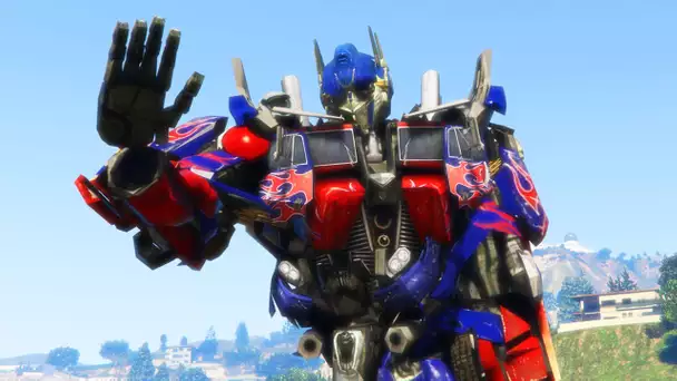 OPTIMUS PRIME SUR GTA 5 !!