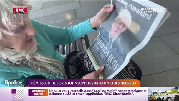 Démission de Boris Johnson : le soulagement des britanniques