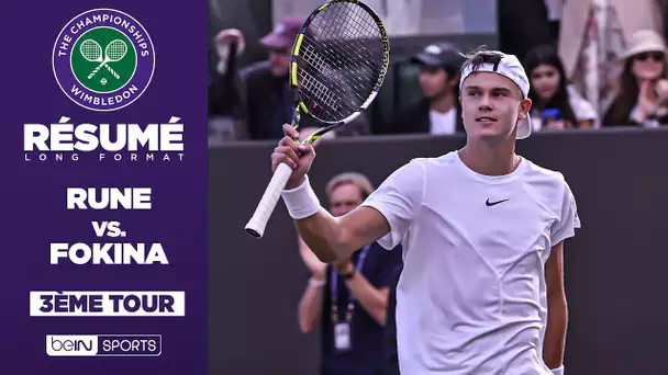 Résumé - Wimbledon : Holger Rune vs. Davidovich Fokina