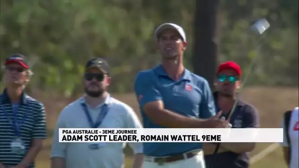 Adam Scott leader, Romain Wattel 9ème