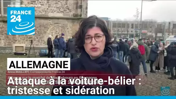 Attaque en Allemagne : la tristesse et la sidération à Magdebourg • FRANCE 24