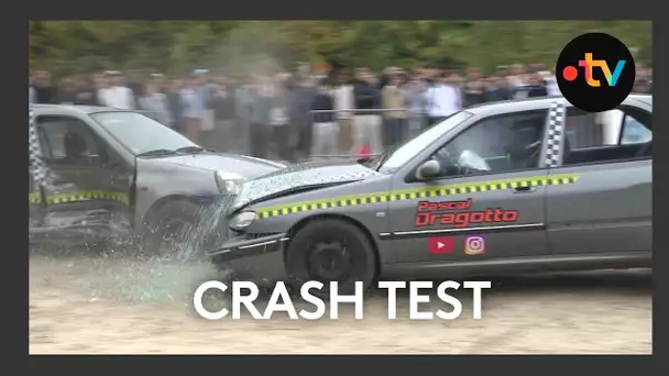 Des crash test pour sensibiliser les étudiants aux dangers de la route