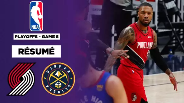 RESUME - VF - NBA Playoffs : Les Nuggets résistent à un Lillard LÉ-GEN-DAIRE !