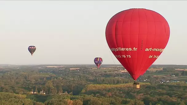 Vol en montgolfière au dessus du château de Chenonceau