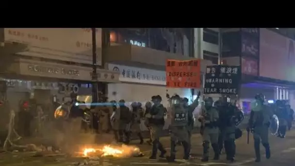 Des heurts à Hong-Kong pour le Nouvel An