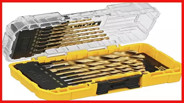 DEWALT Titanium Nitride Drill Bit Set, 21-Piece (DW1342)