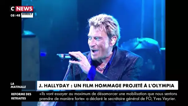 «Johnny, un soir à l'Olympia» : une projection hommage à Johnny Hallyday diffusée le 1er décembre