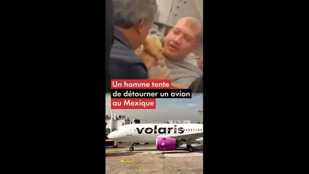 Un homme tente de détourner un avion au Mexique