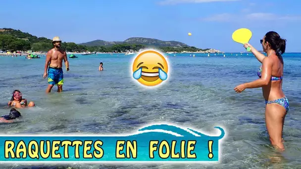 RAQUETTES EN FAMILLE 😂  / Vacances Corse été 2018