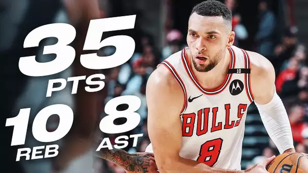 Zach LaVine TAKES OVER! 35-PT DOUBLE-DOUBLE vs Spurs! 🔥 | January 6, 2025