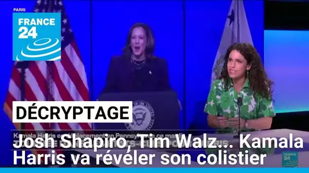 Josh Shapiro, Tim Walz, Mark Kelly... : Kamala Harris révèle ce mardi le nom de son colistier