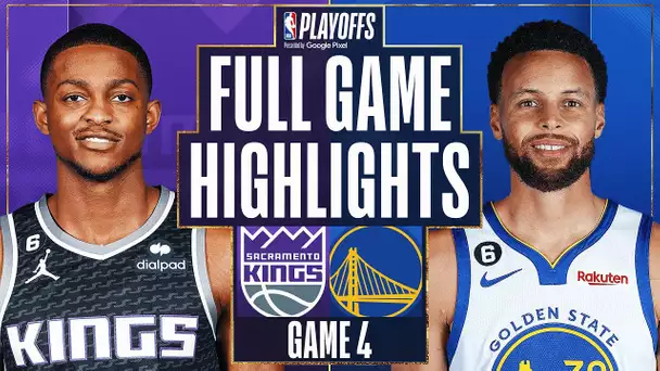 #3 KINGS at #6 WARRIORS | FULL GAME 4 HIGHLIGHTS | April 23, 2023