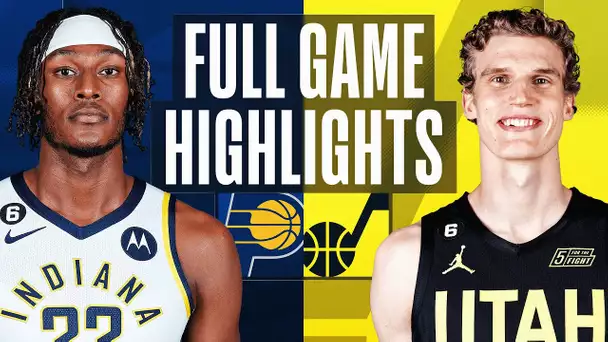 PACERS at JAZZ | NBA FULL GAME HIGHLIGHTS | December 2, 2022