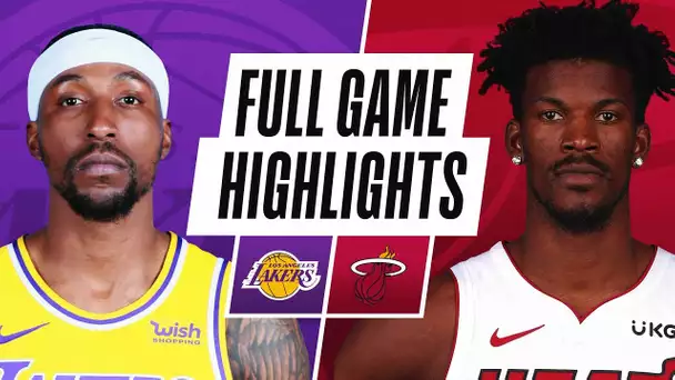 LAKERS at HEAT | FULL GAME HIGHLIGHTS | April 8, 2021