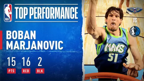 Boban Marjanovic Drops Season-High 15 PTS With 16 REB