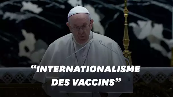 Le pape appelle à partager les vaccins aux pays pauvres