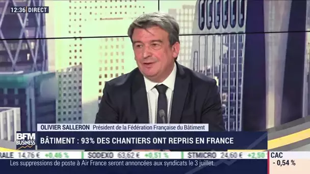 Olivier Salleron (FFB): Le BTP lance un cri d'alarme au gouvernement pour sauver l'emploi