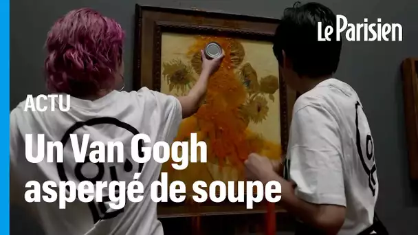 «Les Tournesols», chef-d’œuvre de Van Gogh, attaqué à la soupe de tomates